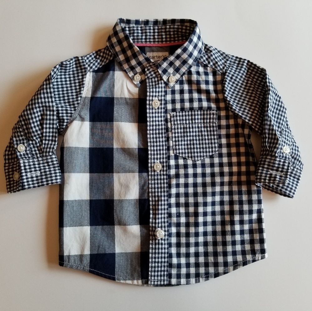 Carter's Checkered Button Down